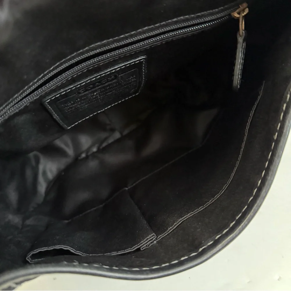 🐝 Coach Signature Bleecker Bag Black
F0794-11434 and Wallet Braided Leather - Picture 9 of 16